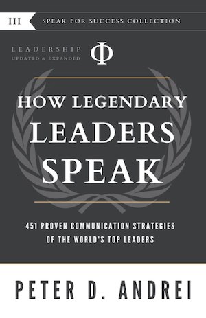 How Legendary Leaders Speak book cover. How Legendary Leaders Speak book cover.