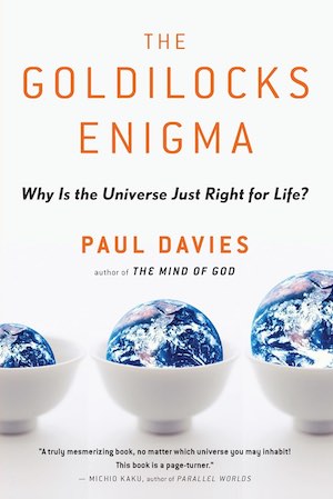 The Goldilocks Enigma book cover. The Goldilocks Enigma book cover.