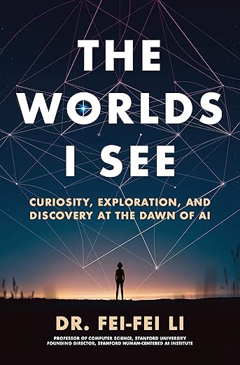 The Worlds I See book cover. The Worlds I See book cover.